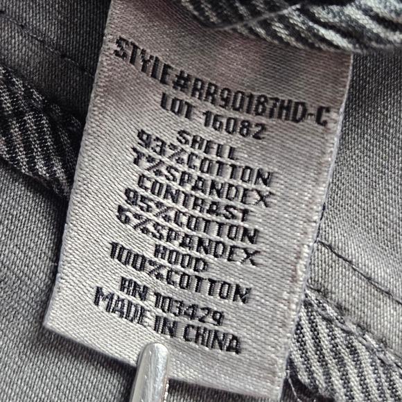 Marrakech Camo Moto Jacket with Hoodie Knit Sleeves Womens‎ Size M - Picture 5 of 9